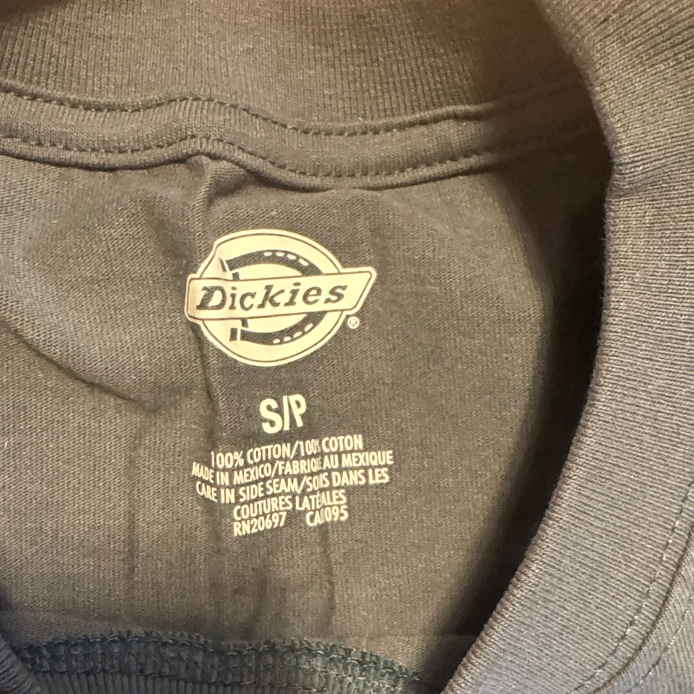 Dickies Casual T-Shirts in Black, Tan, and Blue - Picture 5 of 7